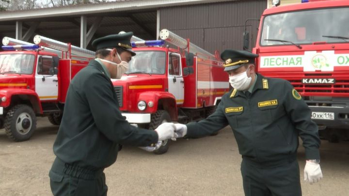 В Высокогорском районе прошло вручение лесопожарной техники