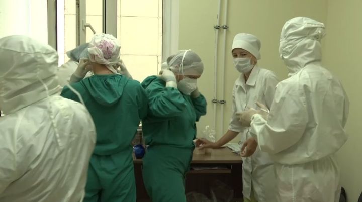Четвертый месяц Высокогорская центральная районная больница функционирует как госпиталь