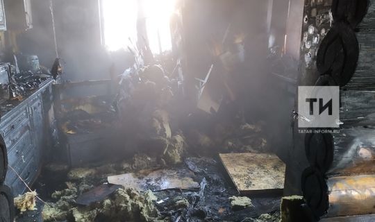 Появилось видео с места пожара, в котором погибли четверо членов семьи