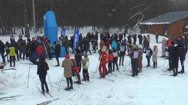 Победители в лыжных гонках на призы газеты «Высокогорские вести»-«Биектау хэбэрлэре»
