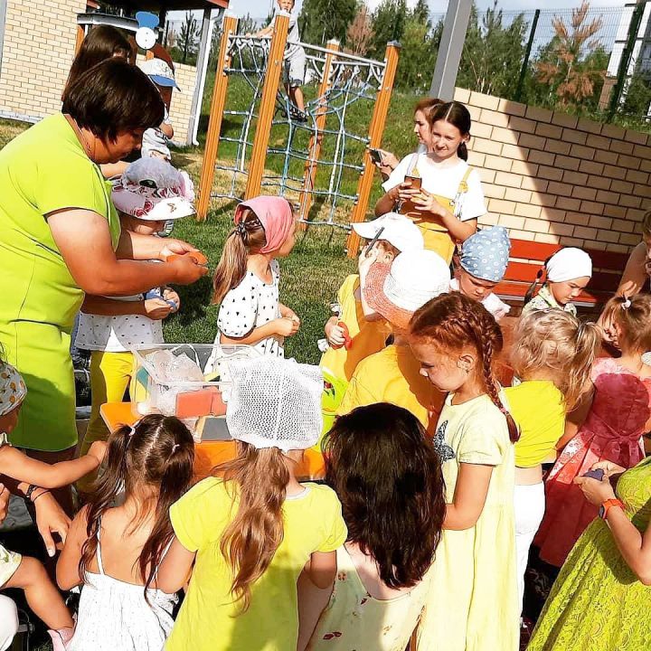 Сегодня в детском саду "Байгыш" отпраздновали День семьи, любви и верности
