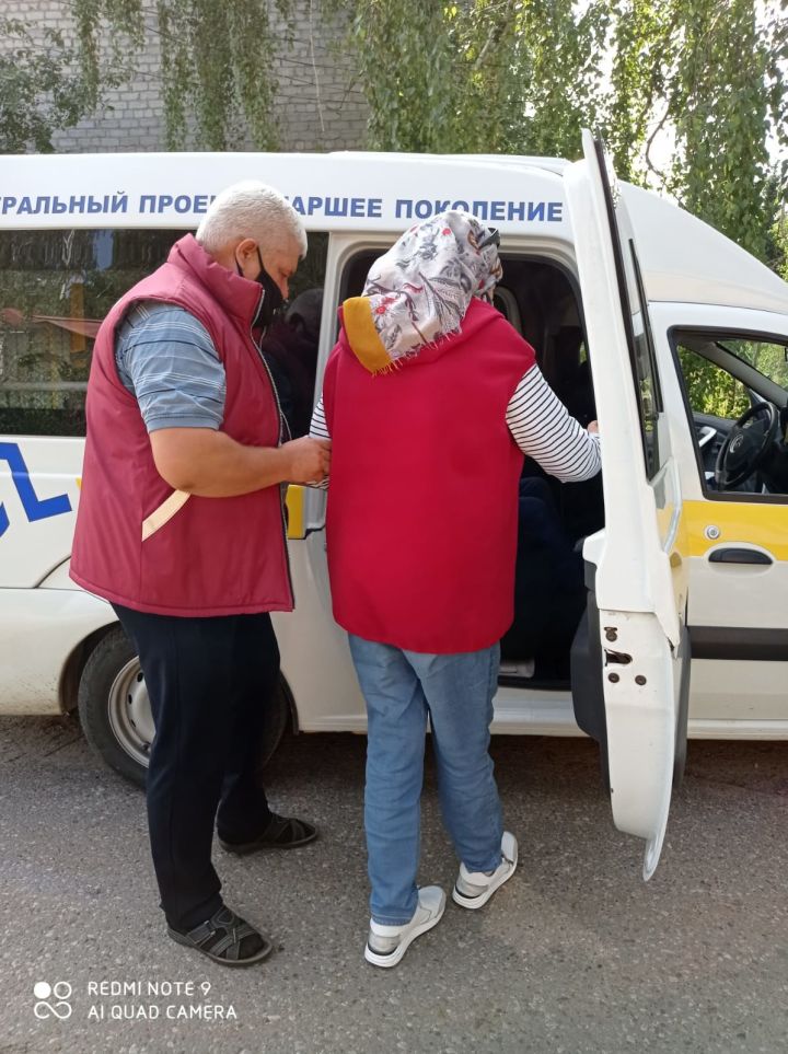 В Высокогорском районе организована доставка пожилых людей в ЦРБ