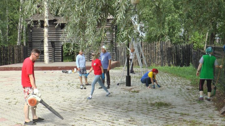 Парк Победы Высокогорского района обновили