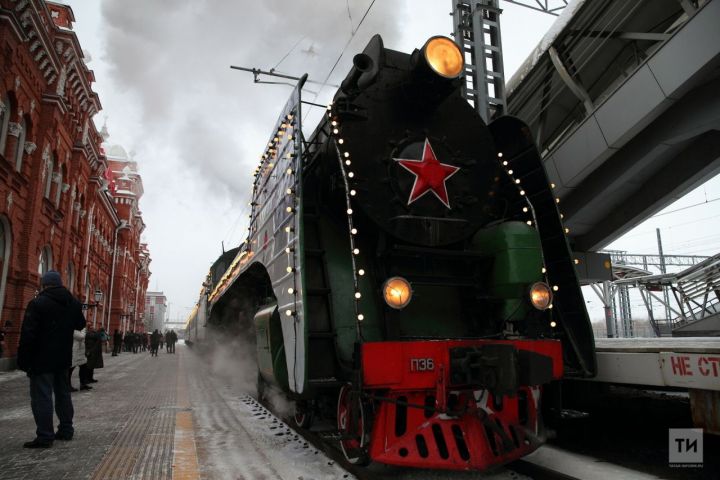 Сказочный поезд Деда Мороза в Казани можно будет встретить в понедельник