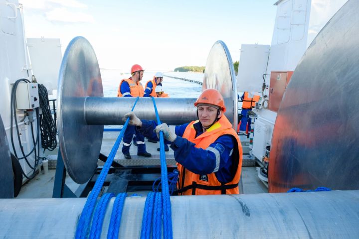 АО «Транснефть – Прикамье» провело плановое учебно-тренировочное занятие на подводном переходе нефтепровода через реку
