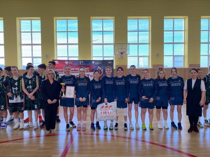 Высокогорские баскетболисты победили в дивизиональном этапе Чемпионата Школьной баскетбольной лиги «КЭС-БАСКЕТ»