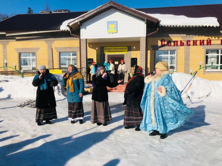 Солнечную Масленицу празднуют и в сельских поселениях Высокогорского района