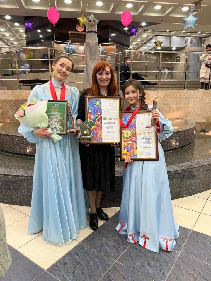 Две певицы с Высокогорского района удостоены звания лауреата 1 степени на "Созвездии-Йолдызлык"