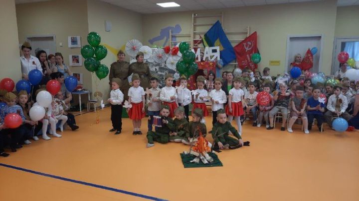 Сегодня в детском саду "Байгыш" организован концерт, посвящённый Дню Победы в Великой отечественной войне