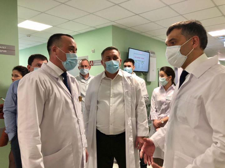 Министр здравоохранения РТ Марсель Миннуллин посетил Высокогорскую ЦРБ