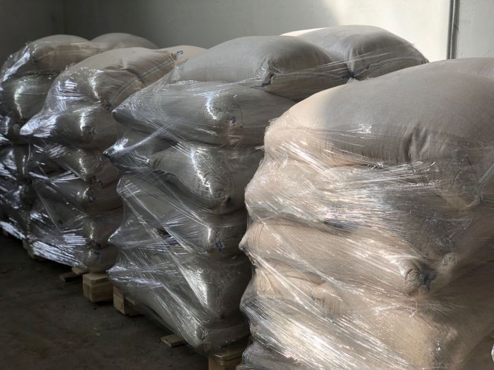 10 тонн крупы в Мариуполь отправило Куркачинское хлебоприемное предприятие