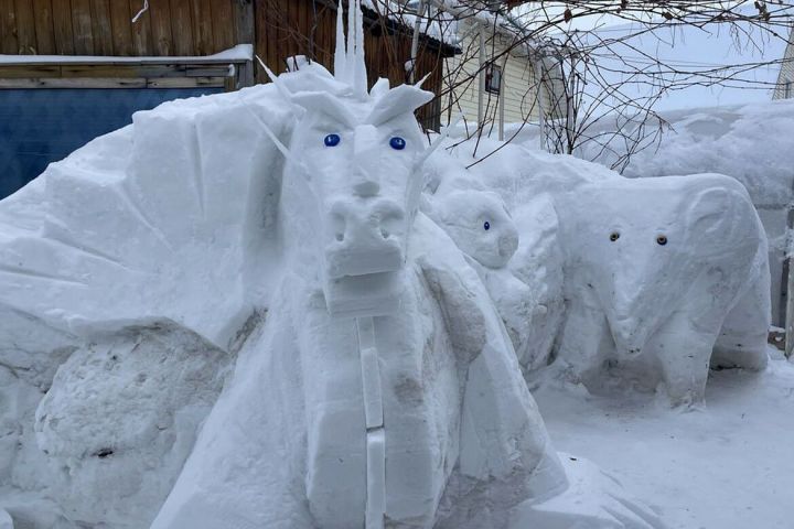 Можно проголосовать за лучший зимний двор в Татарстане
