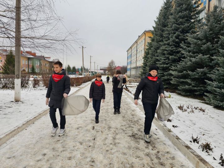 «Движение первых» отметили День добровольца уборкой