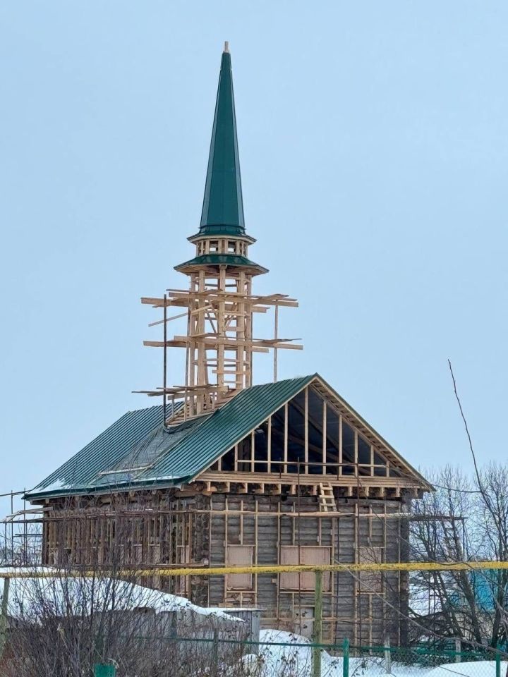 В Татарстане реставрируют старинную деревянную мечеть XIX века