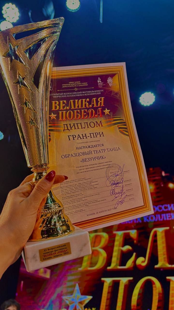 Театр танца «Везунчик» стал обладателем 4 дипломов