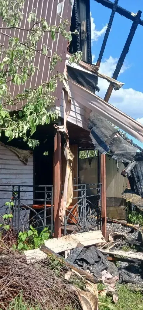 В СНТ «Дружба» произошел пожар в бане