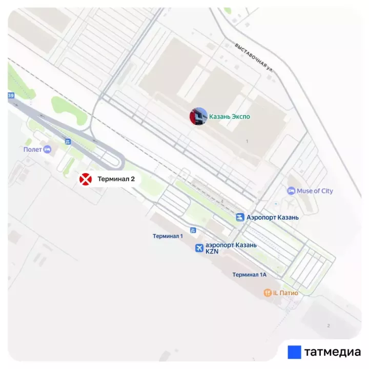 Терминал 2 аэропорта Казани закроют на пять дней в июне