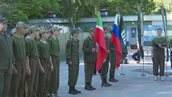 В лагере «Чайка» стартовала военно-патриотической смена