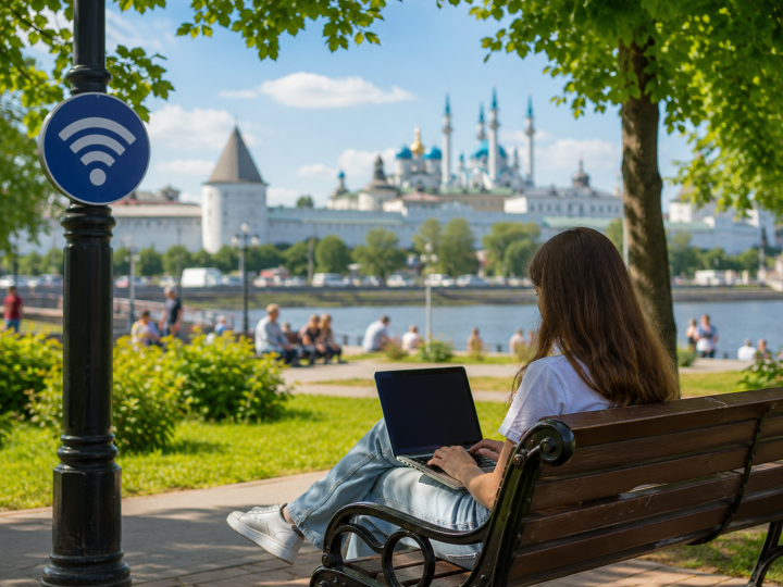 В Татарстане доступно более 2200 точек бесплатного Wi-Fi