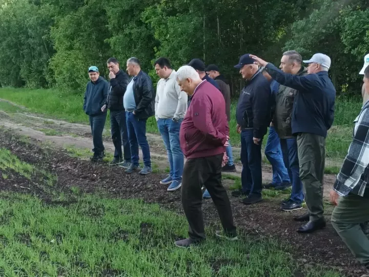 В Высокогорском районе прошла традиционная приемка посевов