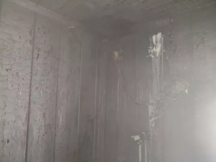 Названа причина пожара в бане на улице Малиновой