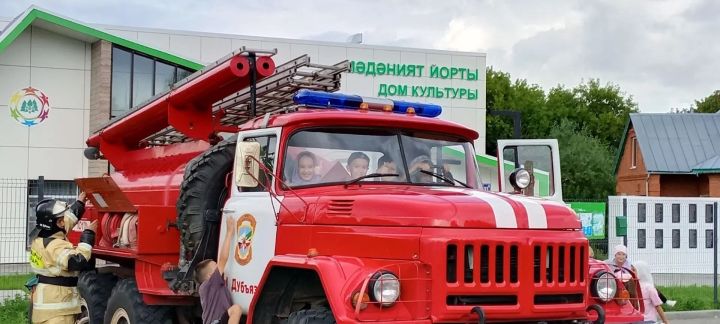 В Чирша для детей провели занятие по пожарной безопасности