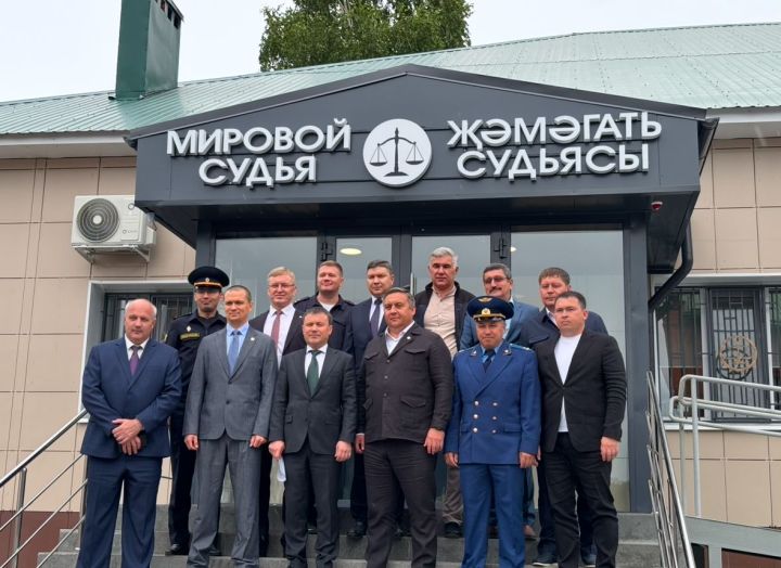 В Высокогорском районе после ремонта открыли здание судебных участков