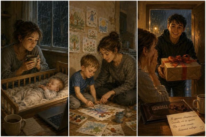 История матери-одиночки, которая воспитала сына на одной лишь любви и гречке