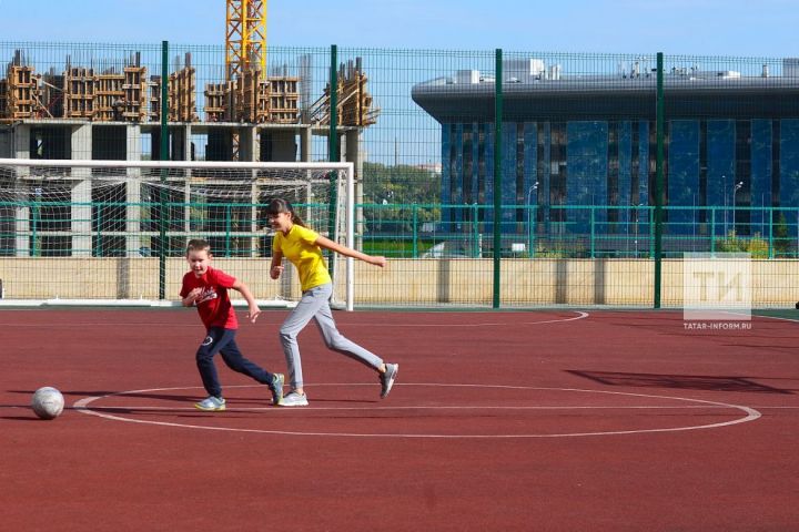 Количество универсальных спортивных площадок в Татарстане увеличилось до 887