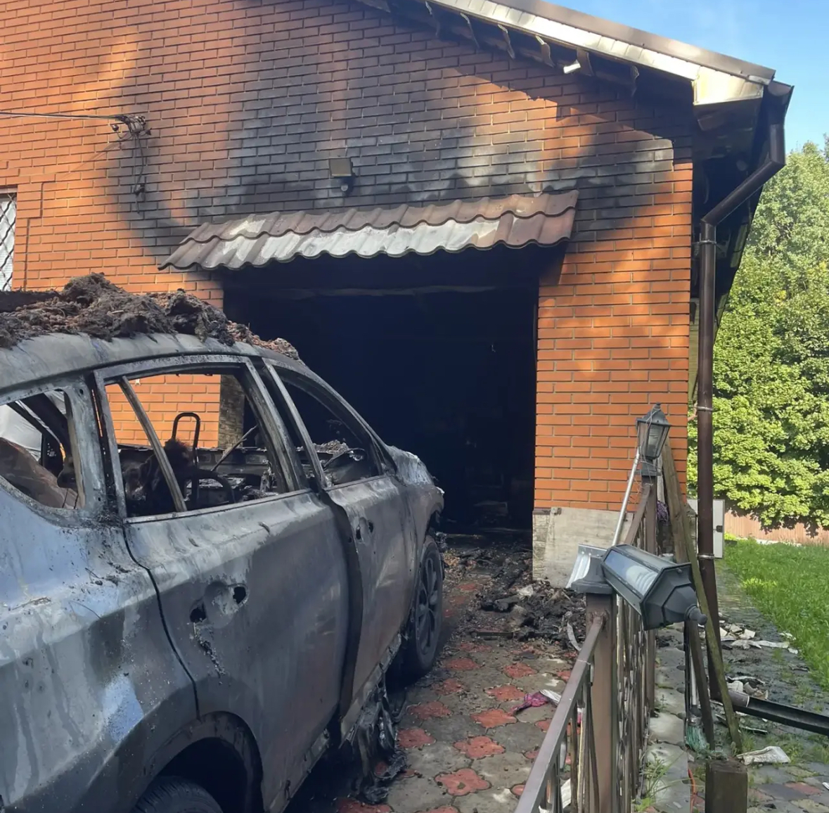 Alt: пожар в жилом доме Высокой Горы