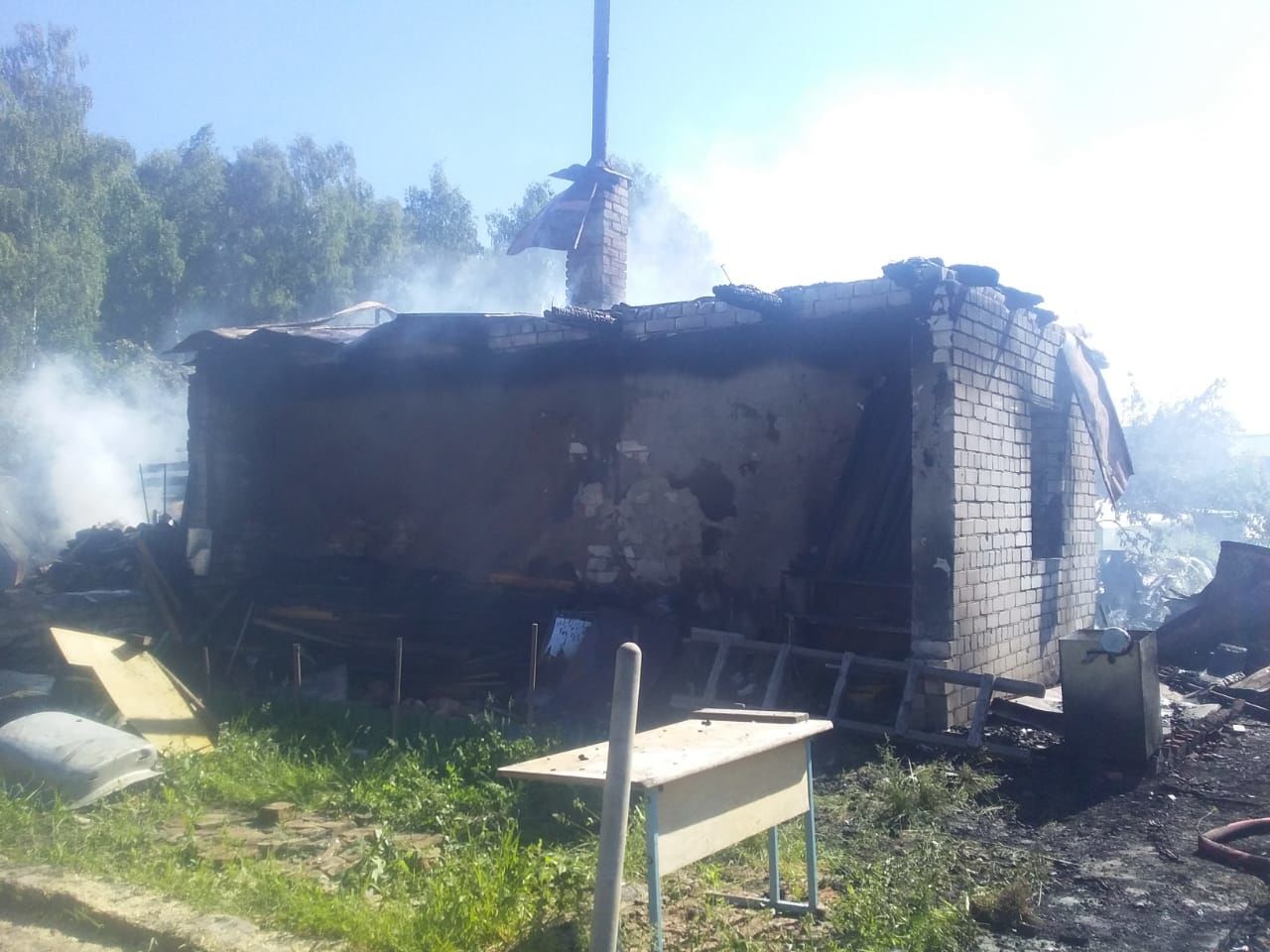 В Высокогорском районе произошло 4 пожара за 4 дня