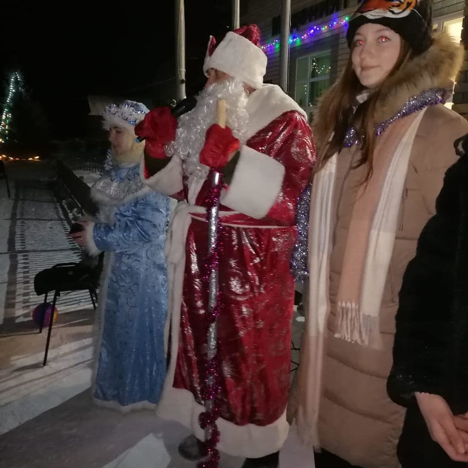 Новогодние гулянья прошли в Казакларском сельском поселении