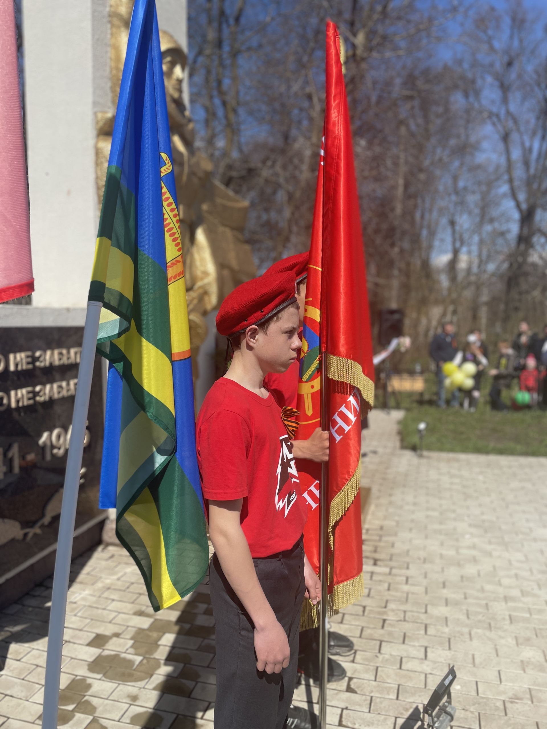 В селе Шапши прошёл митинг, посвящённый празднованию Дня Победы