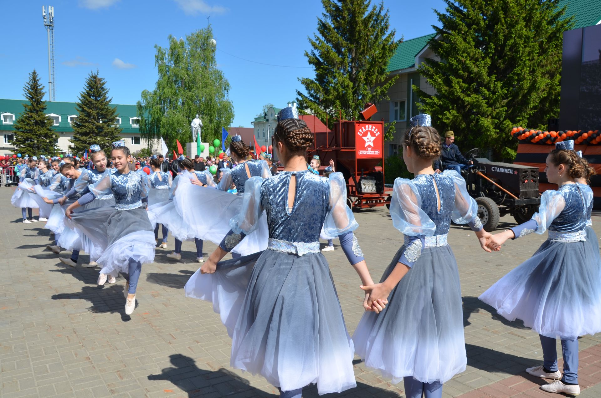 Фоторепортаж с празднования Дня Победы в Высокогорском районе