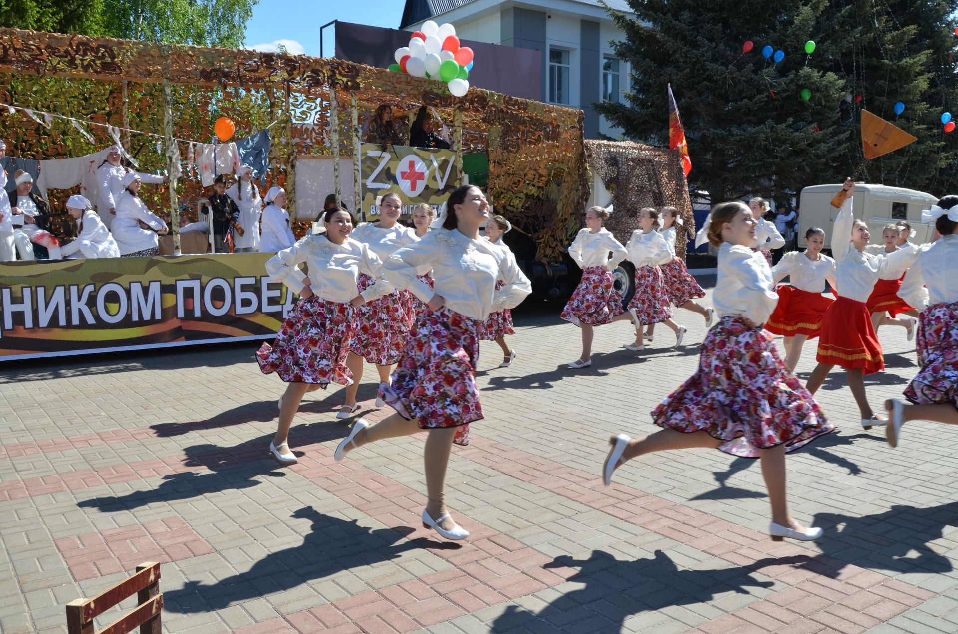 Фоторепортаж с празднования Дня Победы в Высокогорском районе