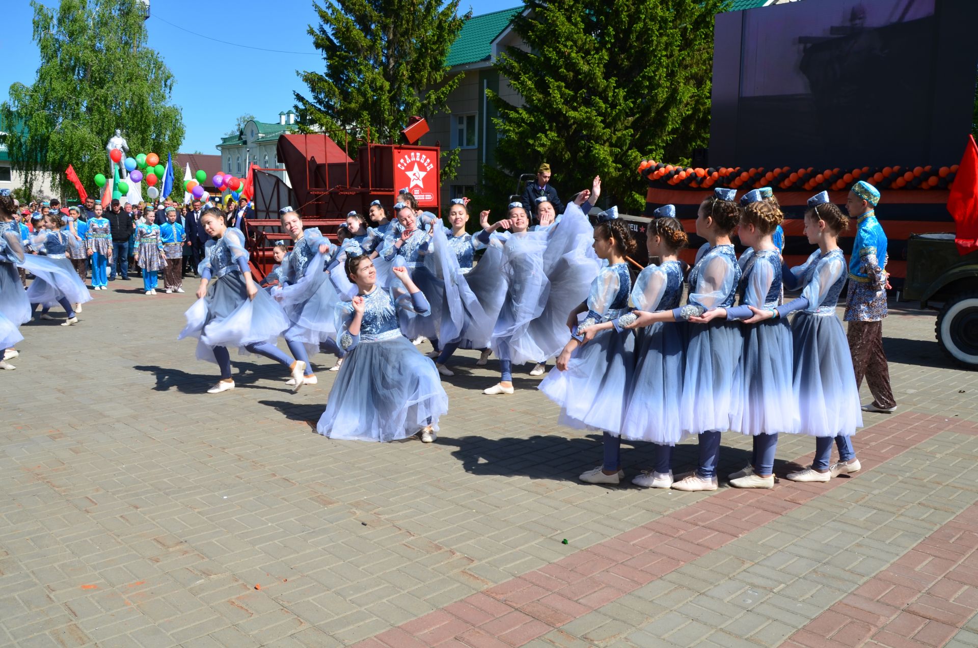 Фоторепортаж с празднования Дня Победы в Высокогорском районе