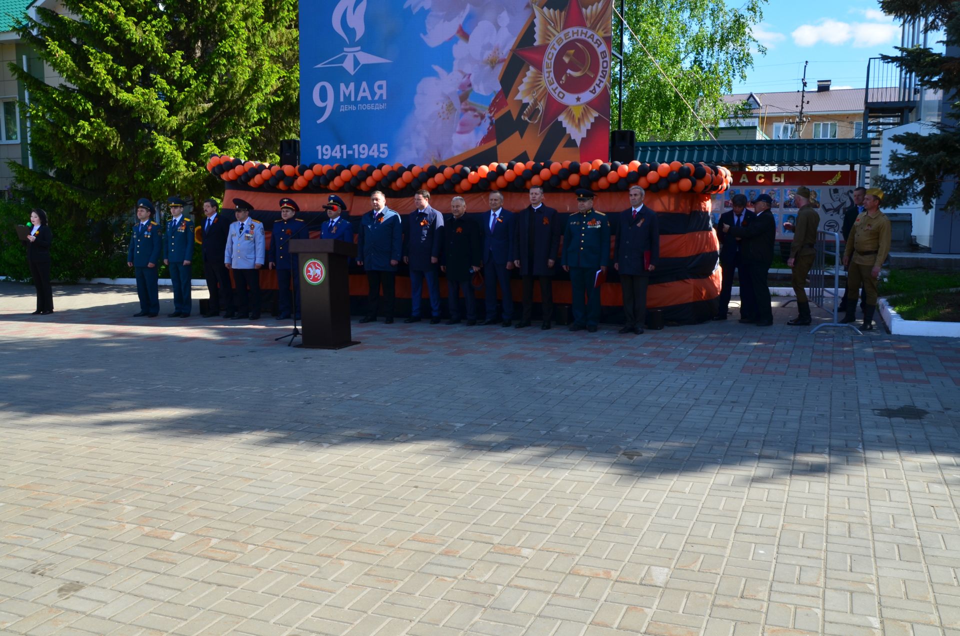 Фоторепортаж с празднования Дня Победы в Высокогорском районе