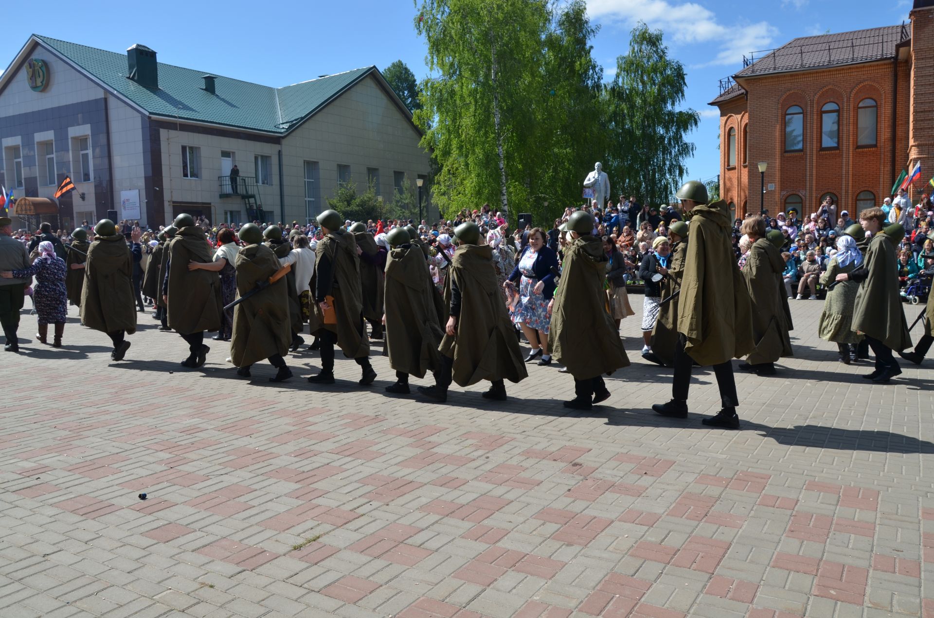 Фоторепортаж с празднования Дня Победы в Высокогорском районе