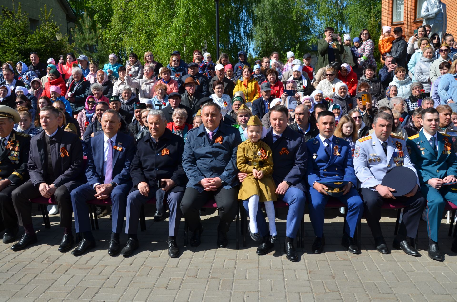 Фоторепортаж с празднования Дня Победы в Высокогорском районе