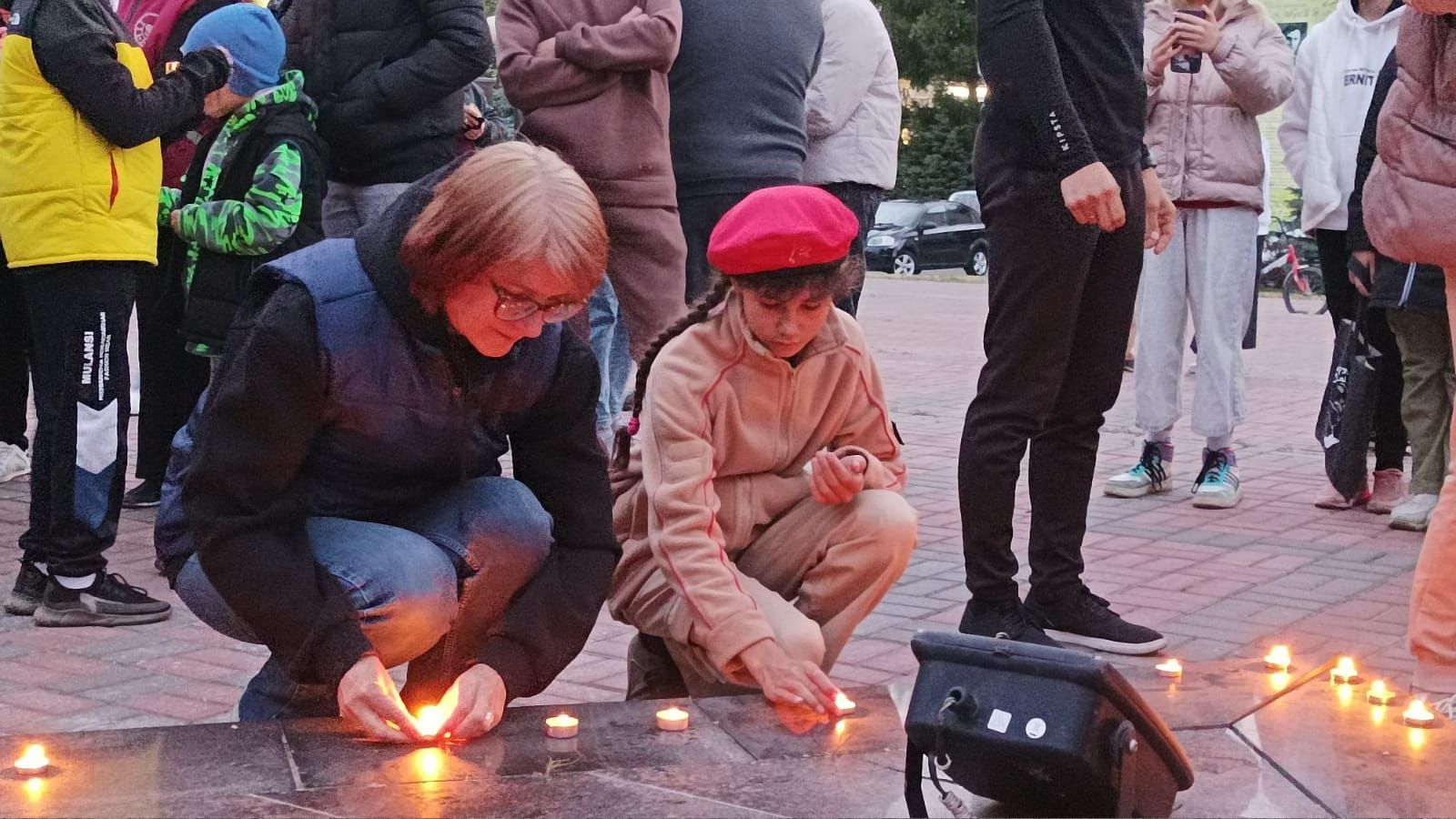 На Аллее Славы высокогорцы зажгли «Свечу памяти»