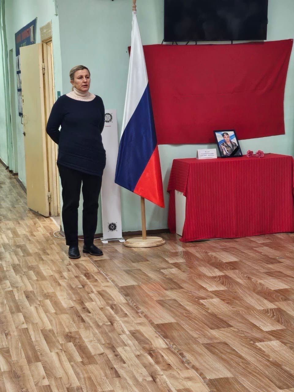 В Учхозской школе почтили память Александра Шулаева, погибшего в зоне СВО