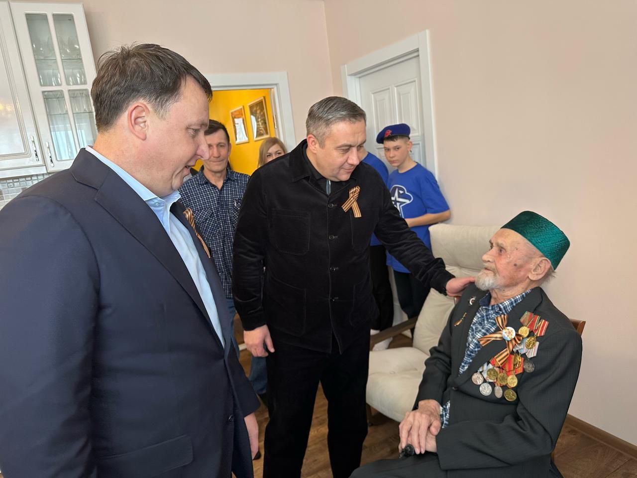 Двойная награда нашла 99-летнего ветерана ВОВ из Высокогорского района