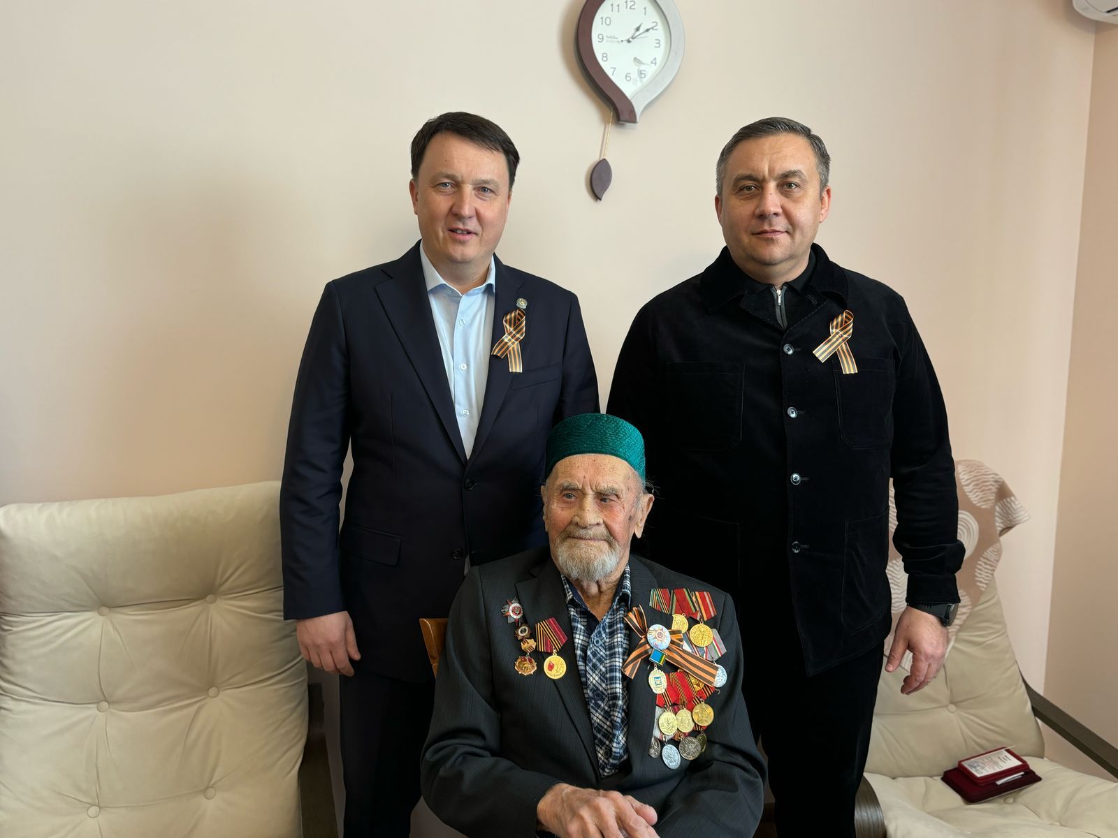 Двойная награда нашла 99-летнего ветерана ВОВ из Высокогорского района