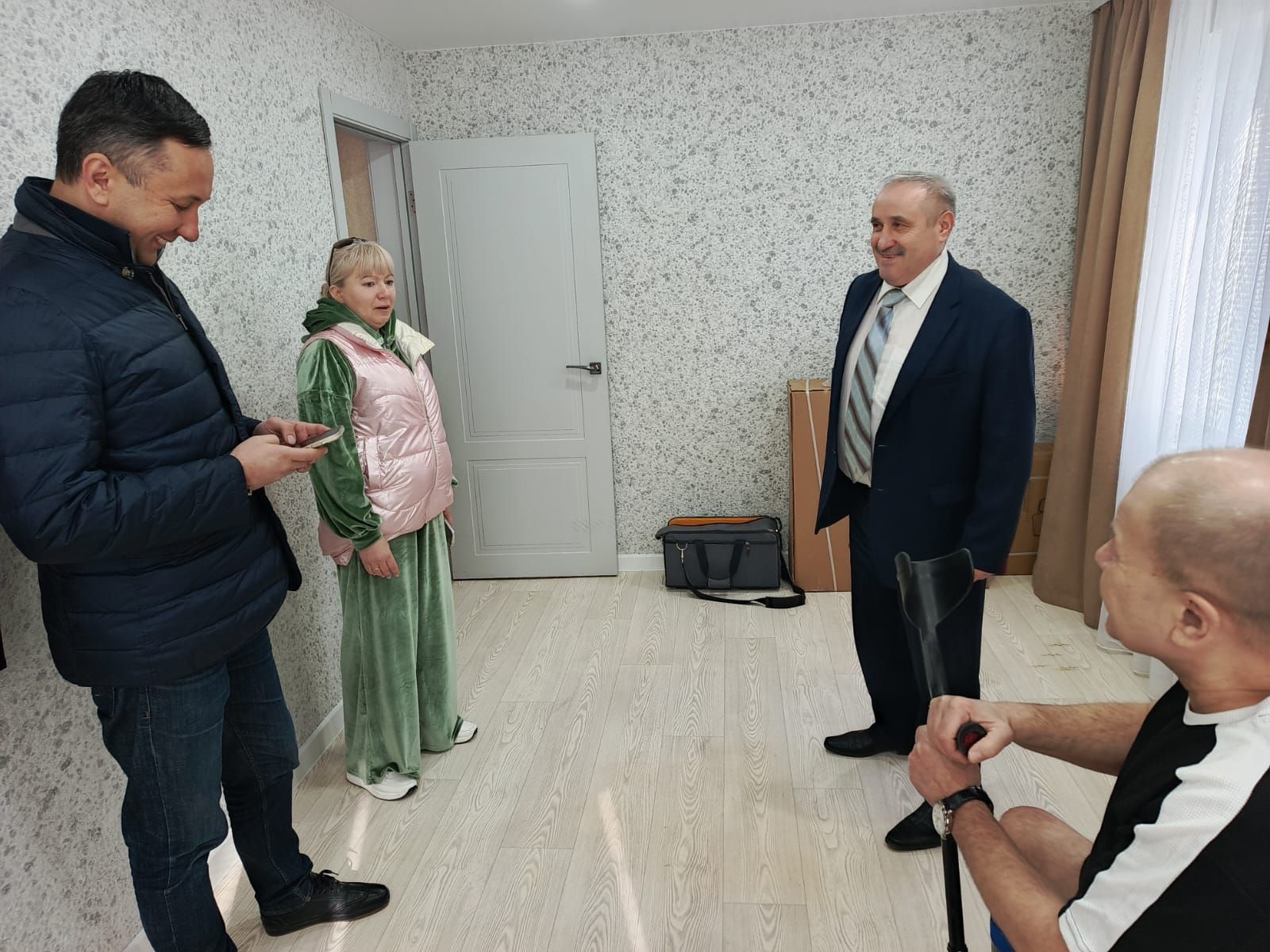 В районе прошло обследование жилого помещения для адаптации инвалида СВО