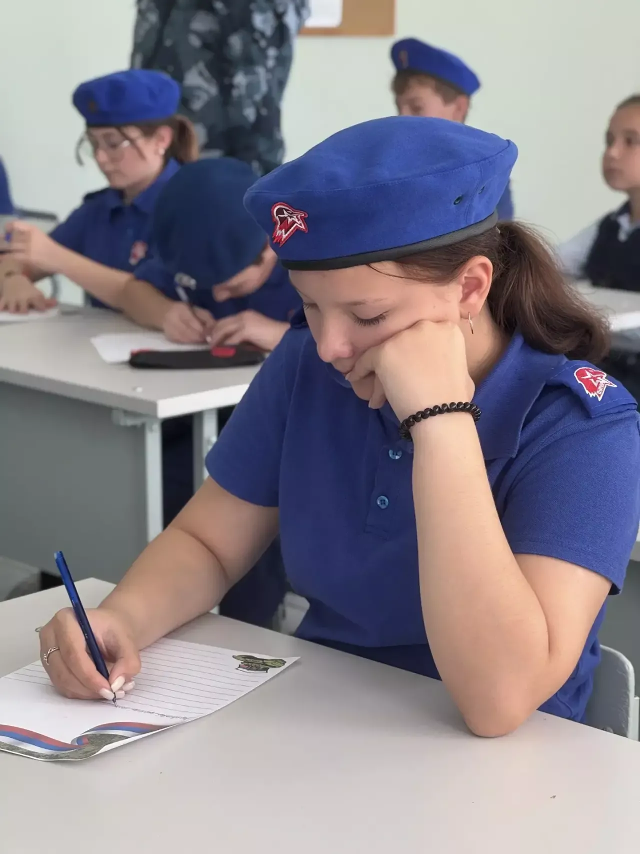Юнармейцы Высокогорской школы №3 присоединились к акции «Письмо солдату»