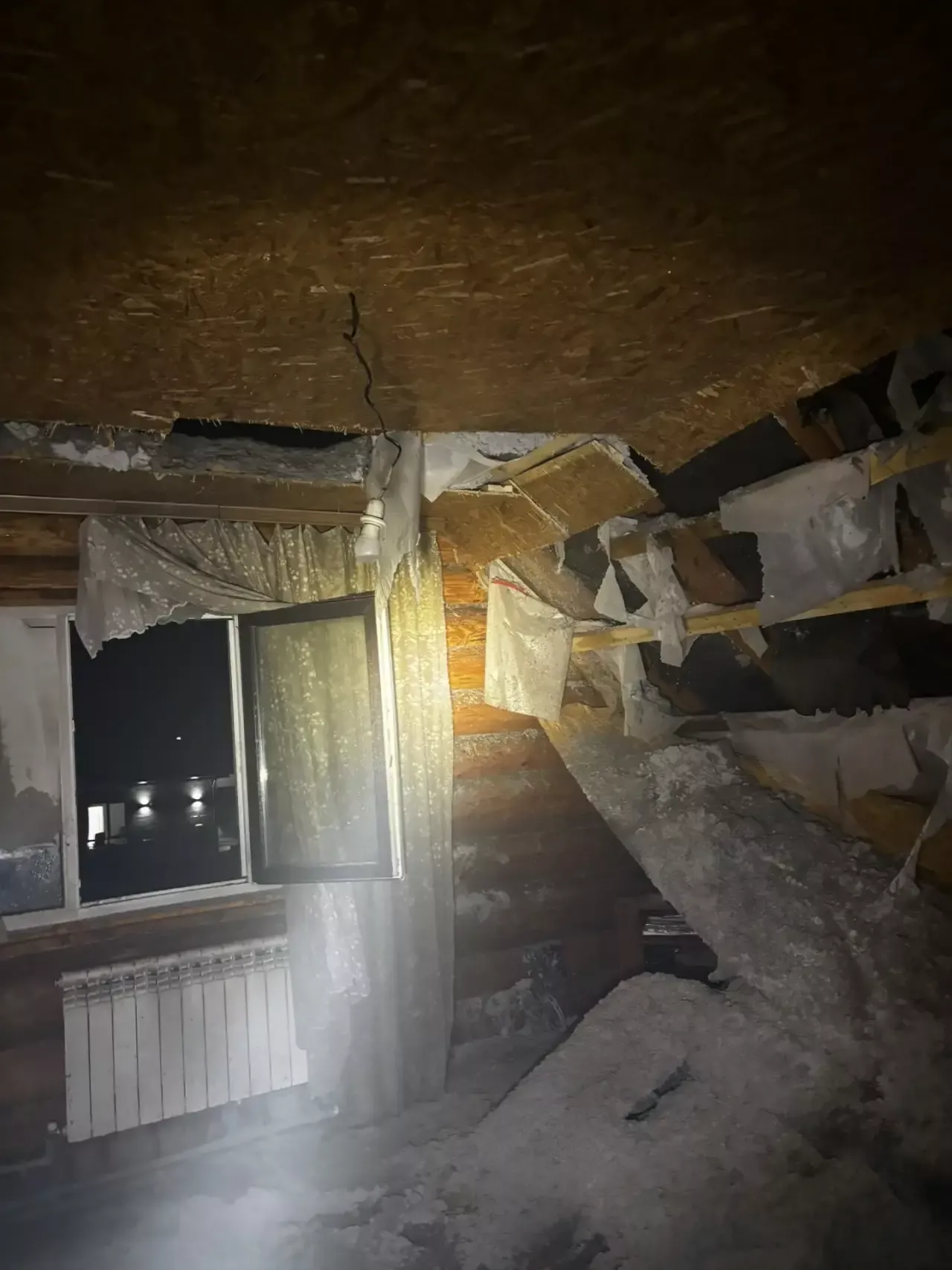 В Ивановке произошёл пожар дома — сгорела крыша на 48 кв. м