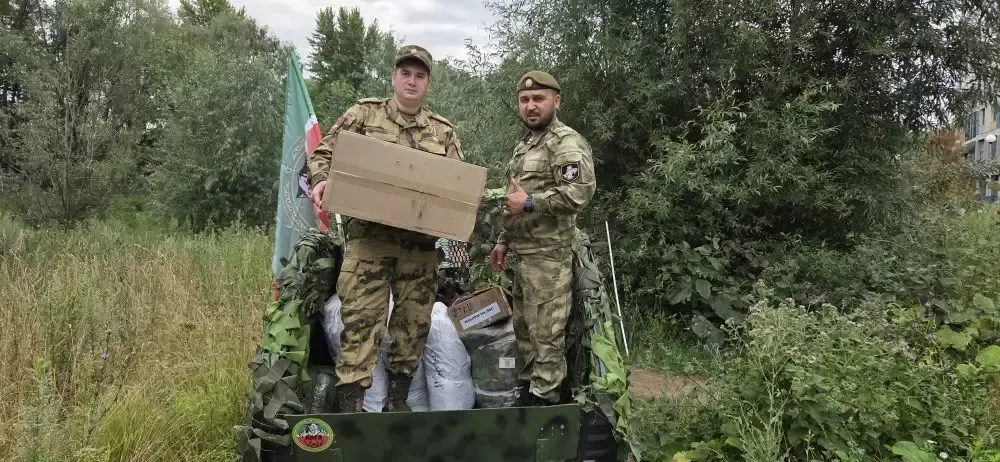 В Высокогорском районе передали автомобиль «Нива» бойцам батальона «Алга»