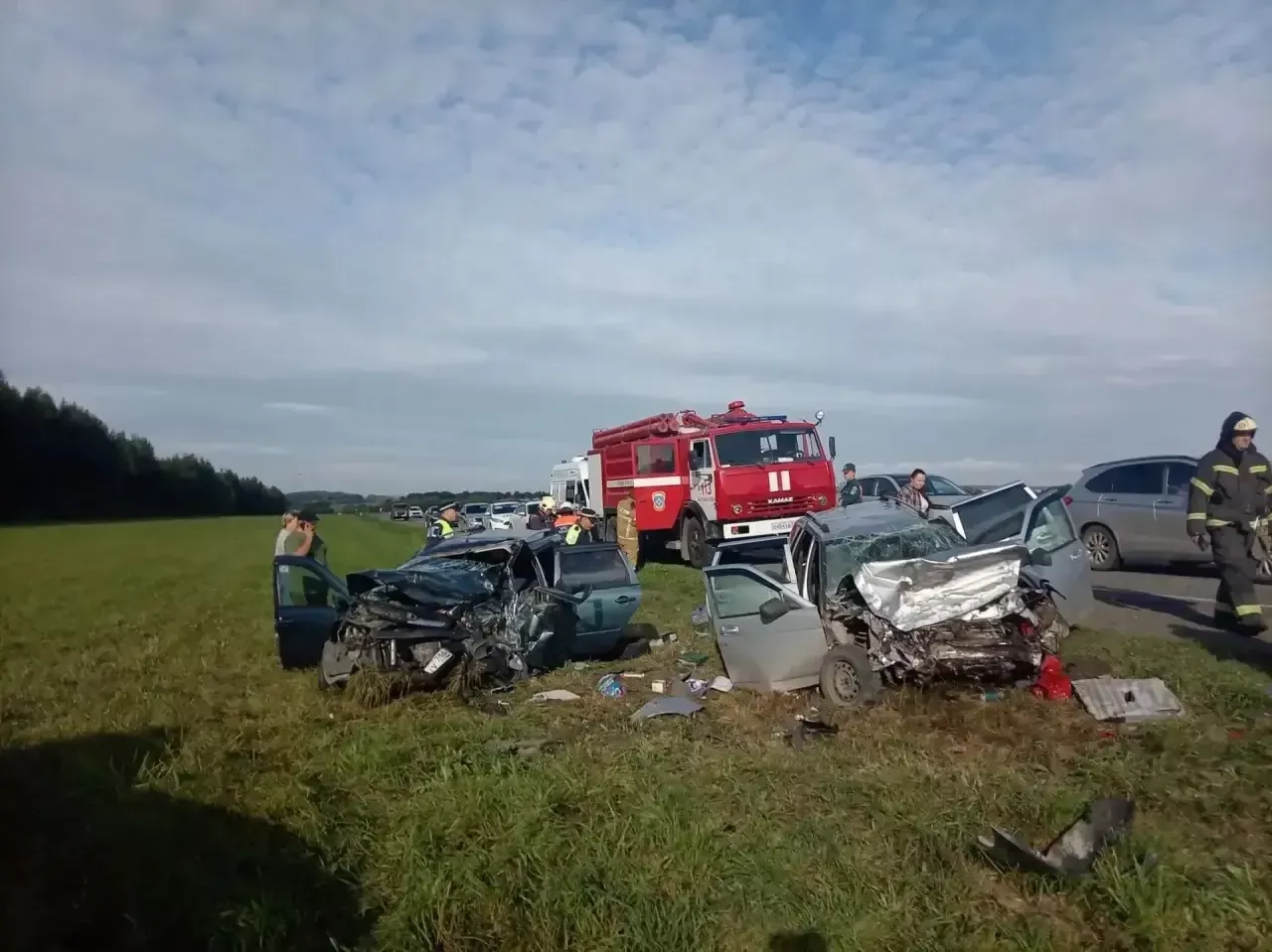 Два водителя пострадали в ДТП на трассе М-7 в Высокогорском районе