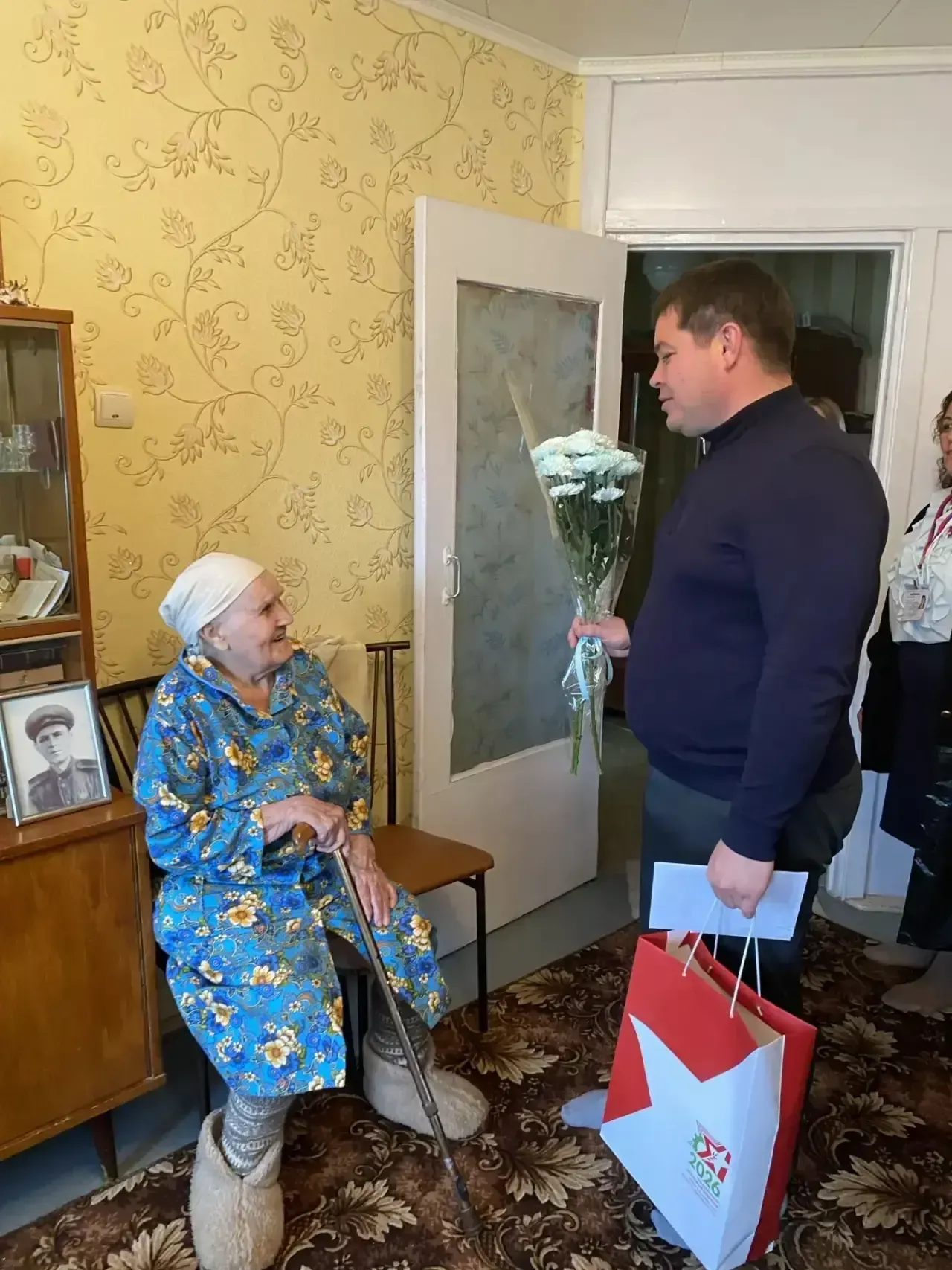 Жительница Высокой Горы отметила 95-летие и проголосовала дома