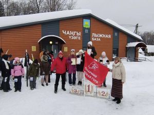 В районе прошли лыжные соревнования среди школьников